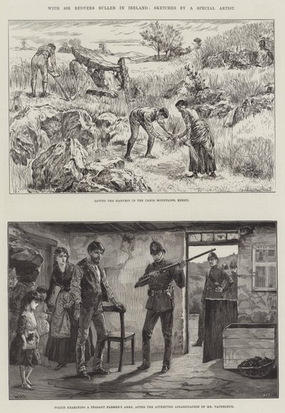 Com Sir Redvers Buller na Irlanda de William Heysham Overend