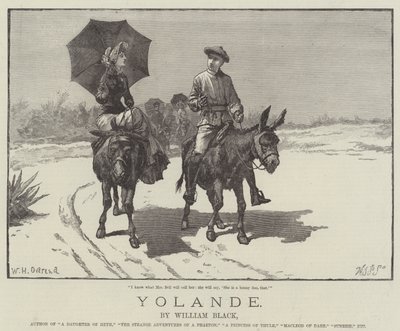 Yolande, de William Black de William Heysham Overend