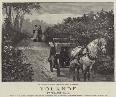 Yolande, de William Black de William Heysham Overend