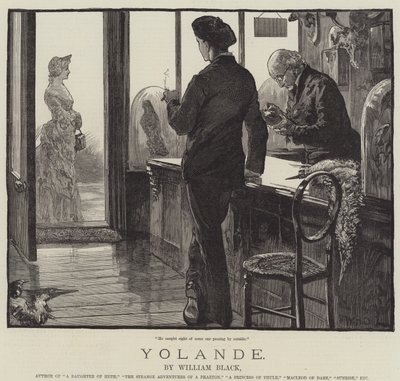 Yolande, de William Black de William Heysham Overend