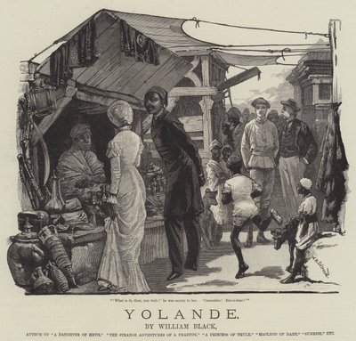 Yolande, de William Black de William Heysham Overend