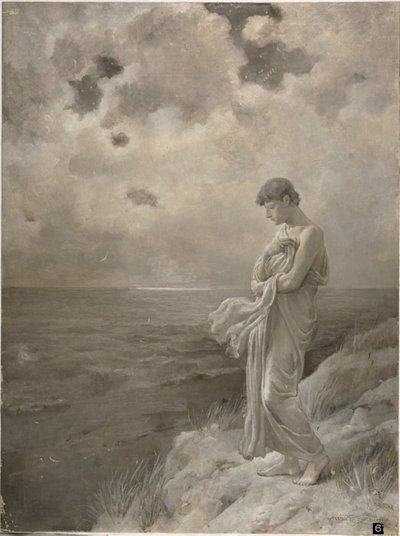 Soneto: "Quando tenho medo de deixar de ser", 1887 de William Hicok Low