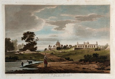 Uma vista de Firozeabad de William Hodges