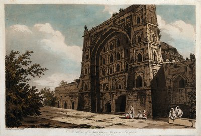 Vista de um Musjid, ou seja, de um túmulo em Jionpoor de William Hodges