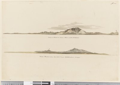Página 1 (a) Perfil da costa da Ilha de Mayo, Ilhas de Cabo Verde. (b) Perfil da costa da Ilha de Mayo, Cabo Verde, olhando para noroeste de William Hodges