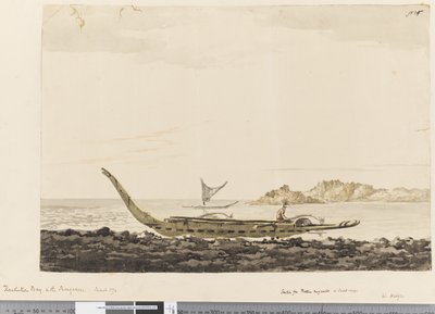 Página 25 Baía de Resolução em Marquesas. 1774 de William Hodges