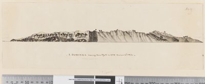Página 25a/c 1. Dominica rumo de N por W até ESE distante 1 1/2 milhas de William Hodges