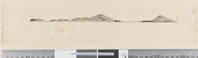 Página 25b/c Perfil da ilha não identificada de William Hodges