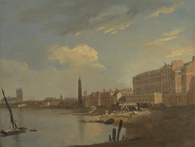 O Tâmisa e o Adelphi de William Hodges