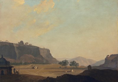 Veja perto de Fort Gwalior, Índia, c.1783 de William Hodges