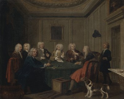 Um Clube de Cavalheiros de William Hogarth