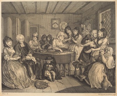 O Progresso de Uma Prostituta: pl.6 de William Hogarth