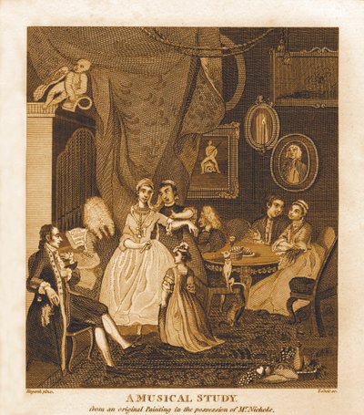 Um Estudo Musical de William Hogarth de William Hogarth