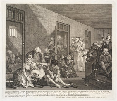 O progresso de um ancinho de William Hogarth