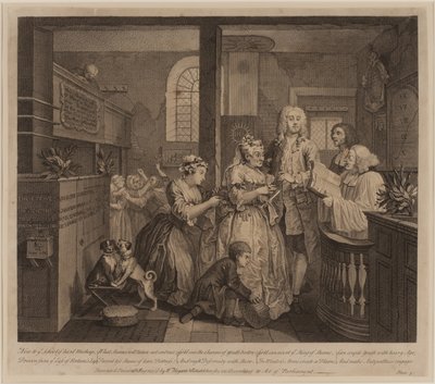 Progresso de um ancinho, placa 5 de William Hogarth