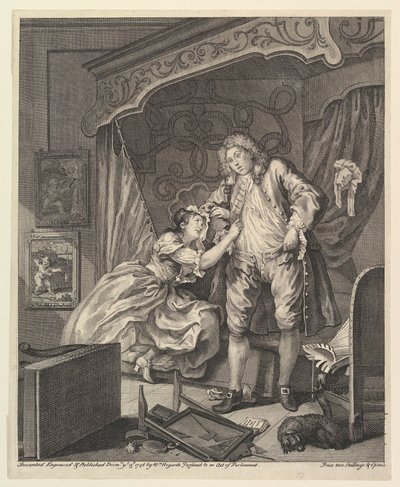 Depois de 15 de dezembro de 1736. de William Hogarth