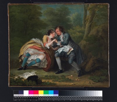 Depois, c.1730-31 (óleo sobre tela) de William Hogarth
