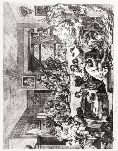 An Election Entertainment, Plate I, 24 de fevereiro de William Hogarth