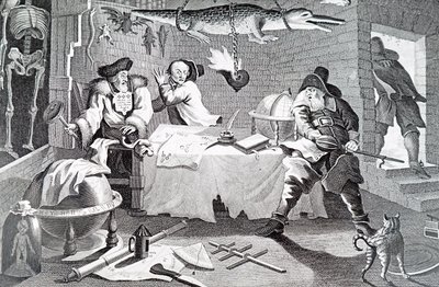Uma cena oculta de William Hogarth