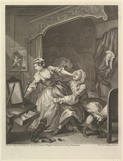 Antes de 15 de dezembro de 1736. de William Hogarth