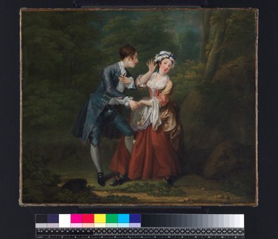 Antes, c.1730-31 (um de um par, ver 58828) de William Hogarth