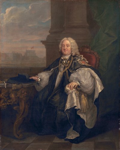 Benjamin Hoadly, bispo de Winchester, 1742 de William Hogarth