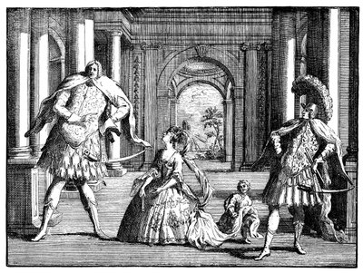 Berenstat, Cuzzoni e Senesino c1725. de William Hogarth