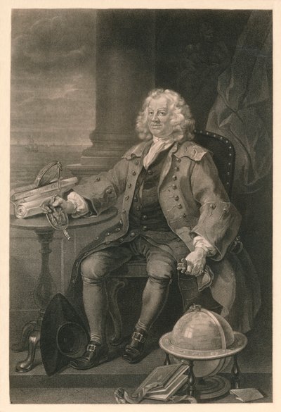 Capitão Thomas antes de 1740. de William Hogarth