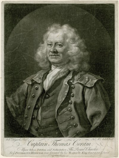 O capitão Thomas Coram de William Hogarth