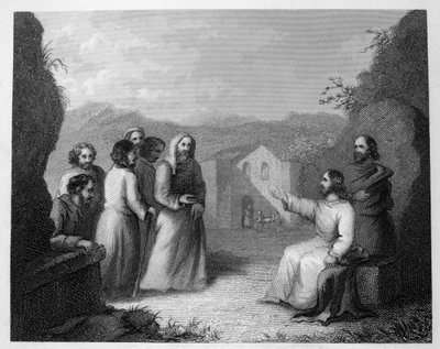 Cristo e seus discípulos de William Hogarth