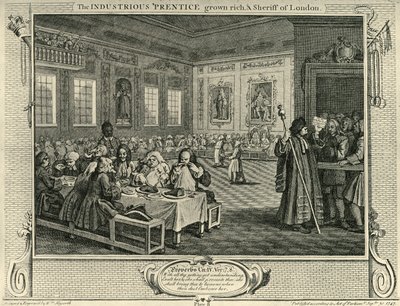 Festa da cidade, 1747, 1925. de William Hogarth