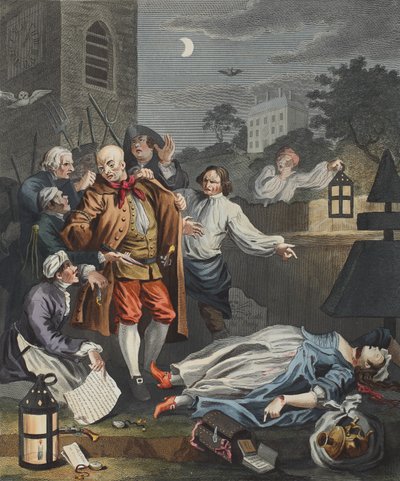 Crueldade na Perfeição, de "The Four Stages of Cruelty", ilustração de "Hogarth Restored": The Whole Works of the celebrated William Hogarth, reengravado por Thomas Cook