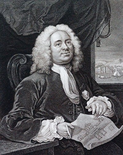 Daniel Lock, Arquitecto e artista de William Hogarth