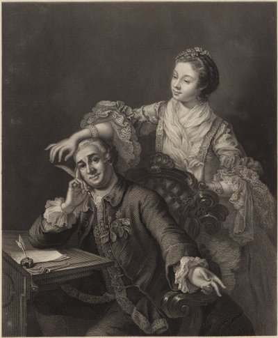 David Garrick e sua esposa de William Hogarth