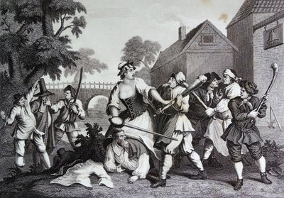 Frontispício de "Hudibras" de Samuel Butler de William Hogarth