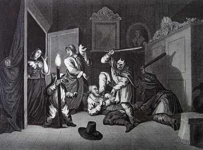 Frontispício de "Hudibras" de Samuel Butler de William Hogarth