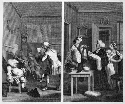Frontispício para Tristram Shandy de William Hogarth