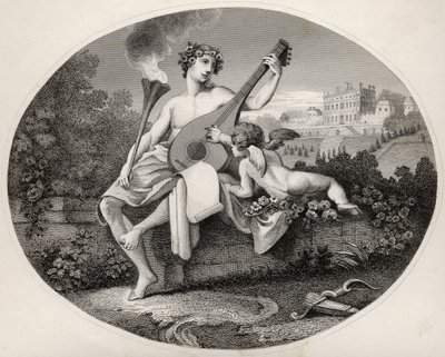 Hymen and Cupid, de "As Obras de William Hogarth", publicado em 1833 de William Hogarth