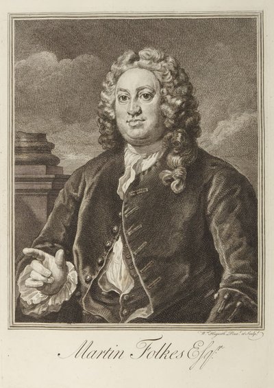 Martin Folkes de William Hogarth