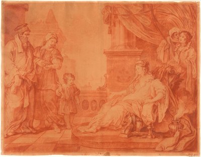 Moisés Levado à Filha do Faraó de William Hogarth