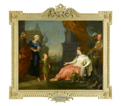 Moisés trouxe antes da Filha do Faraó, 1746 de William Hogarth