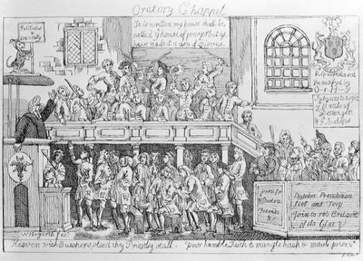Oratório Chappel, c.1746 de William Hogarth