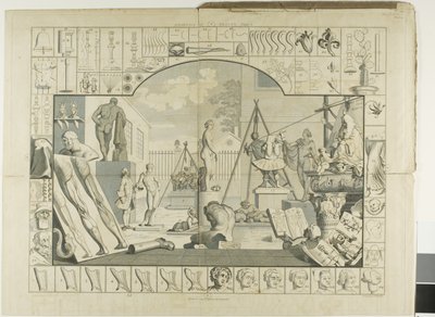 Placa Um, da Análise da Beleza de William Hogarth