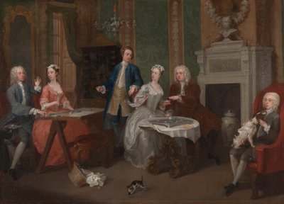 Retrato de uma família de William Hogarth