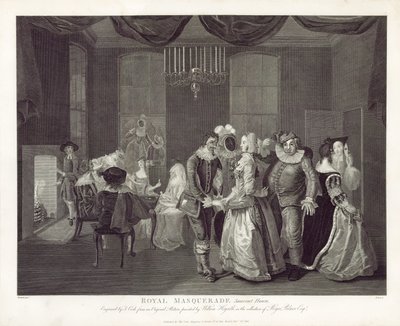 Royal Masquerade, Somerset House de William Hogarth