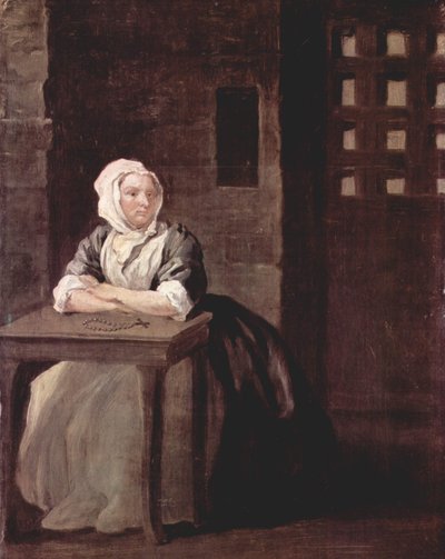 Sarah Malcolm (falecida em 1733) de William Hogarth