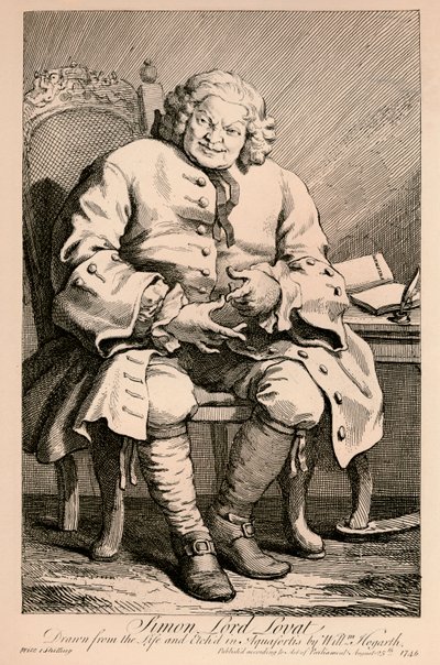 Simon, Lord Lovat, 1746 de William Hogarth