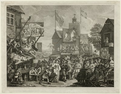 Feira de Southwark de William Hogarth
