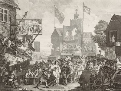 Feira de Southwark - Feira de Southwark. 1733 de William Hogarth