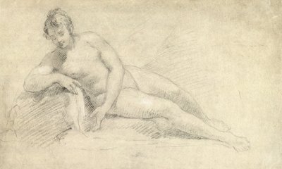 Estudo de um nu feminino de William Hogarth